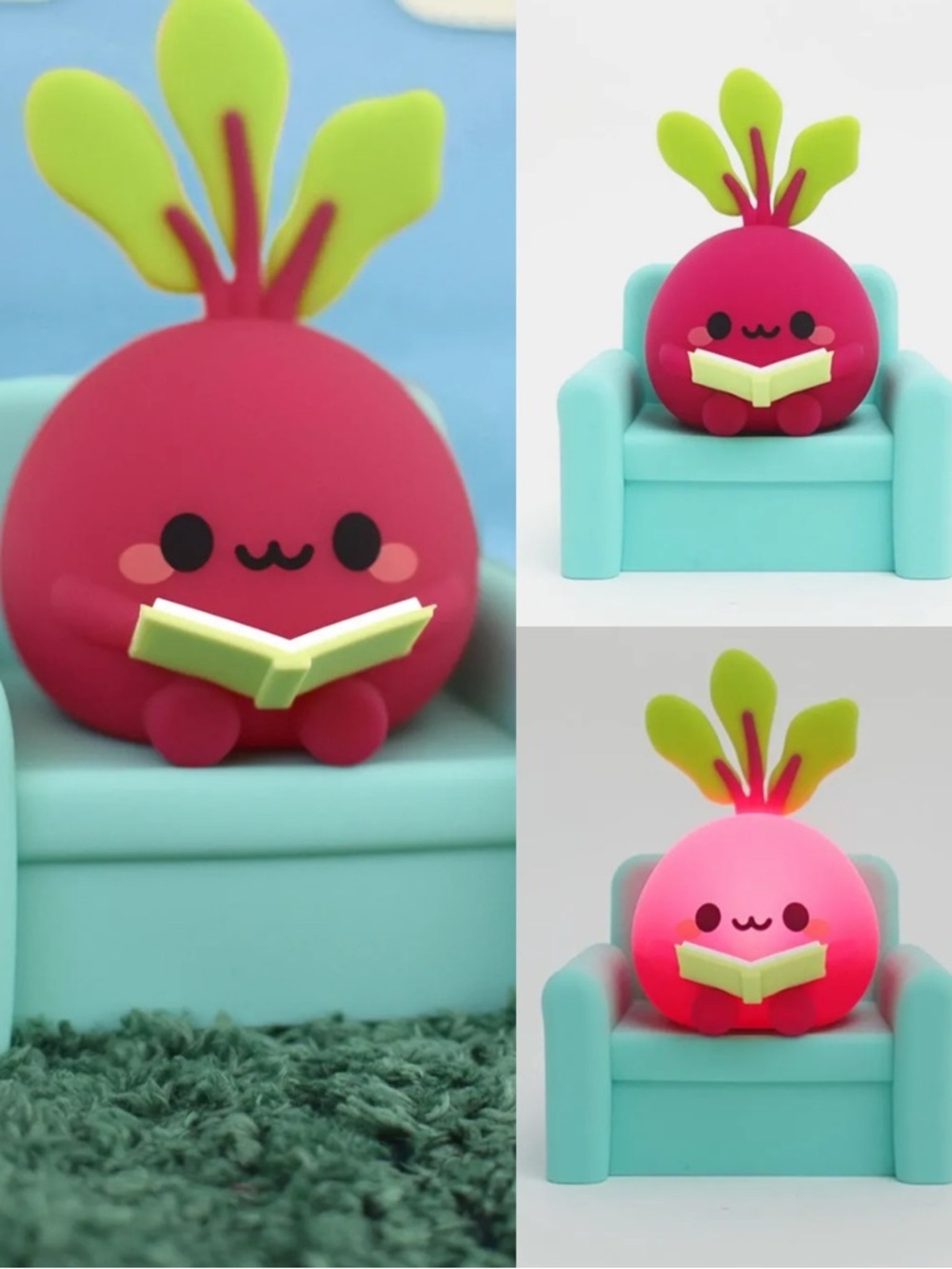 SMOKO Mini Billie Beets on Couch Ambient Light NEW IN BOX NIB NWT